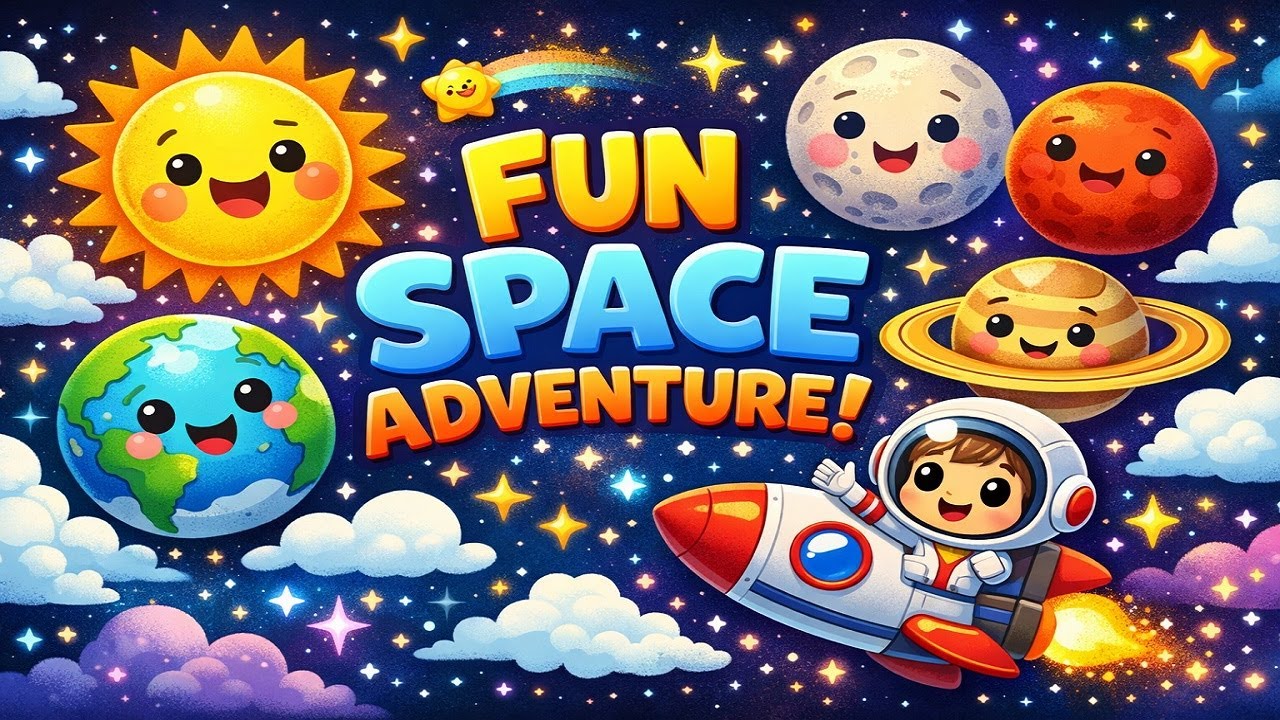 Story For Kids - Let’s Explore Space 🚀✨