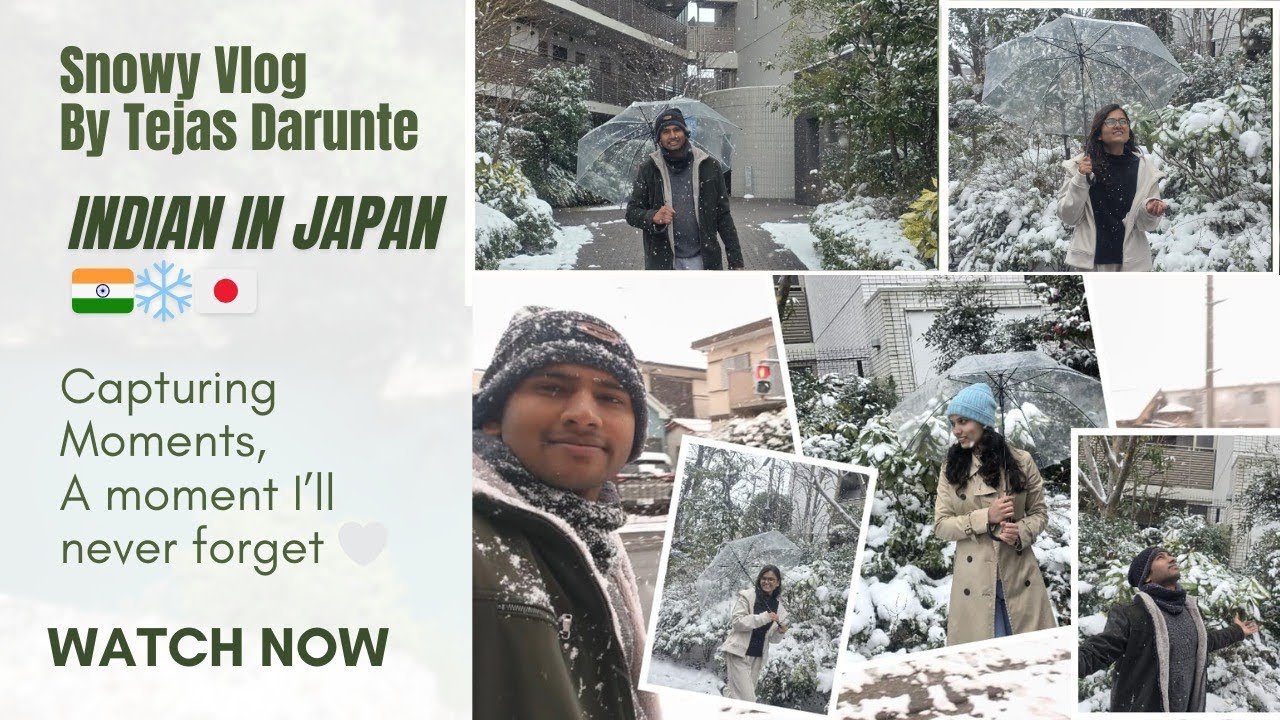 My First Snowfall Experience in Japan ❄️ | Full Masti with Friends Japan Dream's 🇯🇵❤️