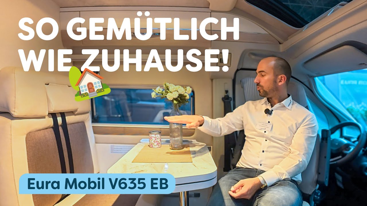 Dein neues Zuhause? 🚐 Rooumtour durch den Campervan von Eura Mobil!