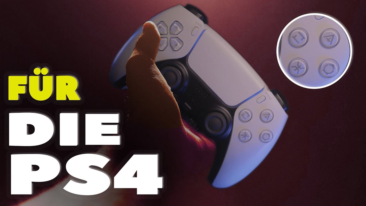 unglaublicher Fake PS5 Controller für die PS4  - Test und Review