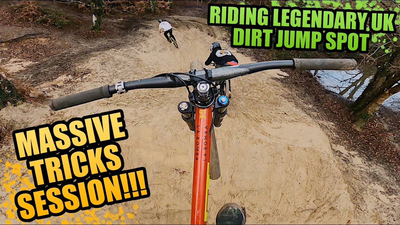 LEGENDARY UK MTB DIRT JUMP SPOT WITH SAM PILGRIM, BLAKE SAMSON, SAM REYNOLDS AND SAM HODGSON!!!