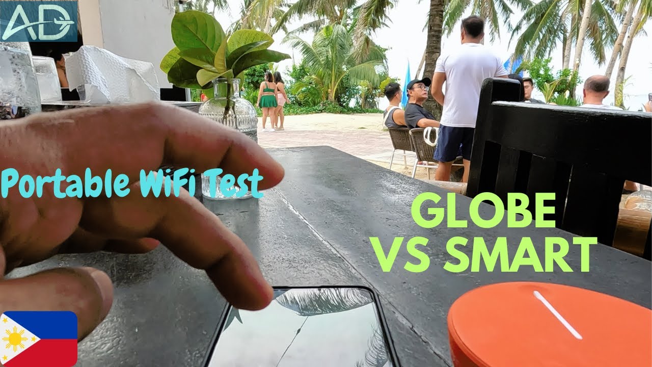 Тест сигнала Skyroam (SIMO) Solis Lite на Боракае 🇵🇭 | Портативная точка доступа Wi-Fi (Globe vs ...