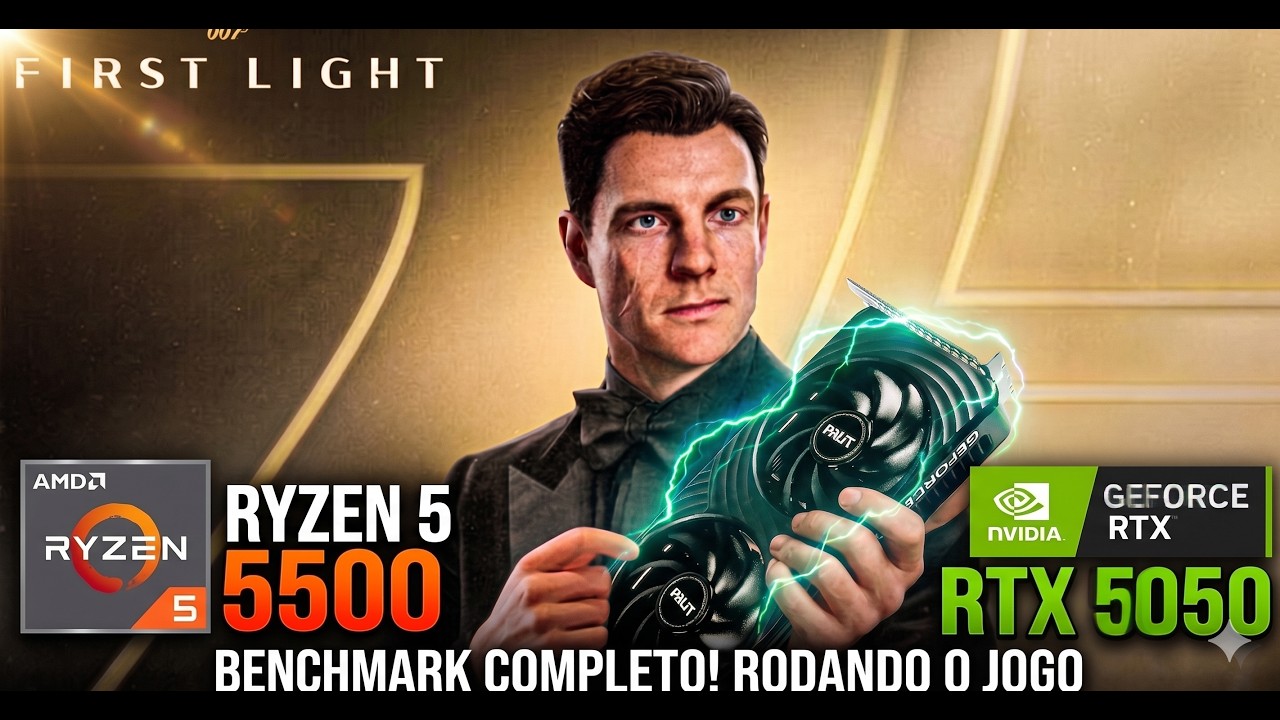 007 First Light on RTX 5050 + RYZEN 5 5500 | Performance Test in 1080p and 1440p (QuadHD)