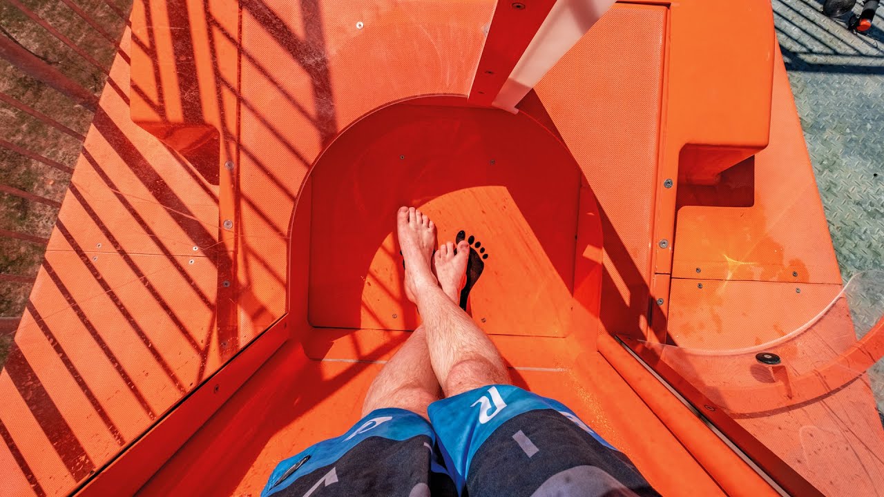 Adrenaline - Automatic TRAPDOOR Water Slide | Valence France
