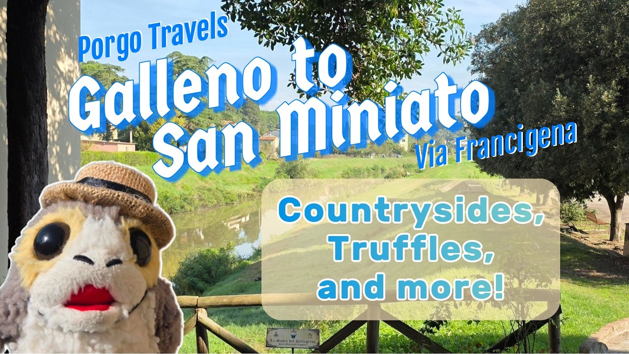 Via Francigena - Day 2 Galleno to San Miniato Tuscany Italy vlog