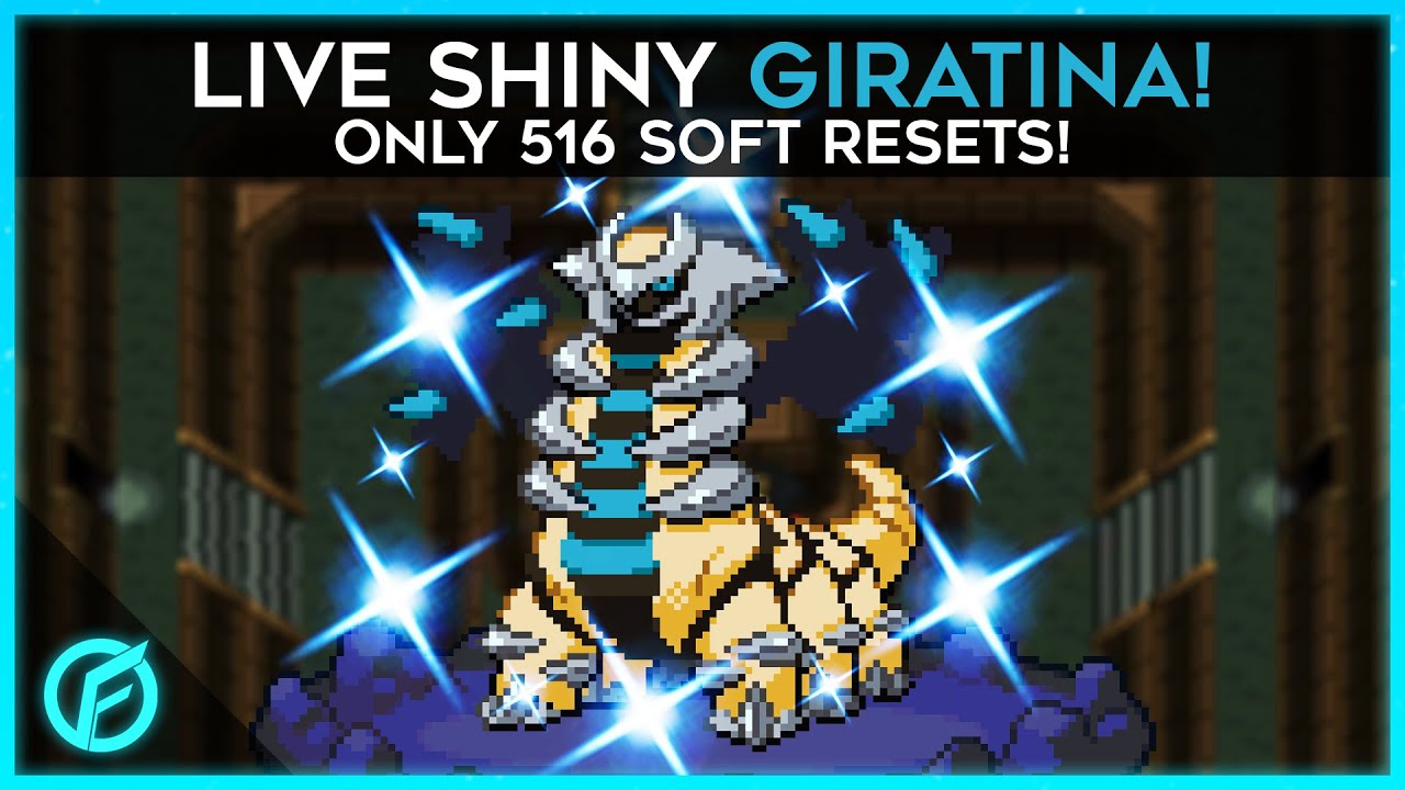 LIVE! SHINY Giratina After Only 516 SRs! - Pokemon Platinum