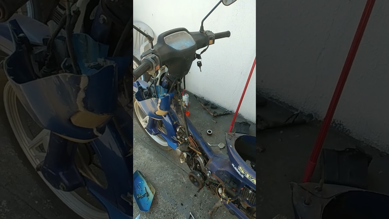 minha traxx parou de funcionar  desmontagem para trocar estator traxx 50cc