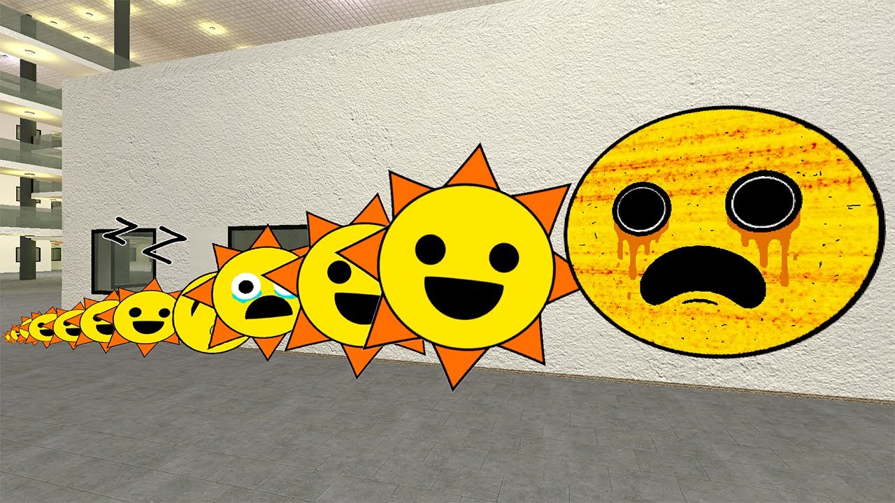ALL Size Original Sprunki Mr  Sun Lost Their Baby