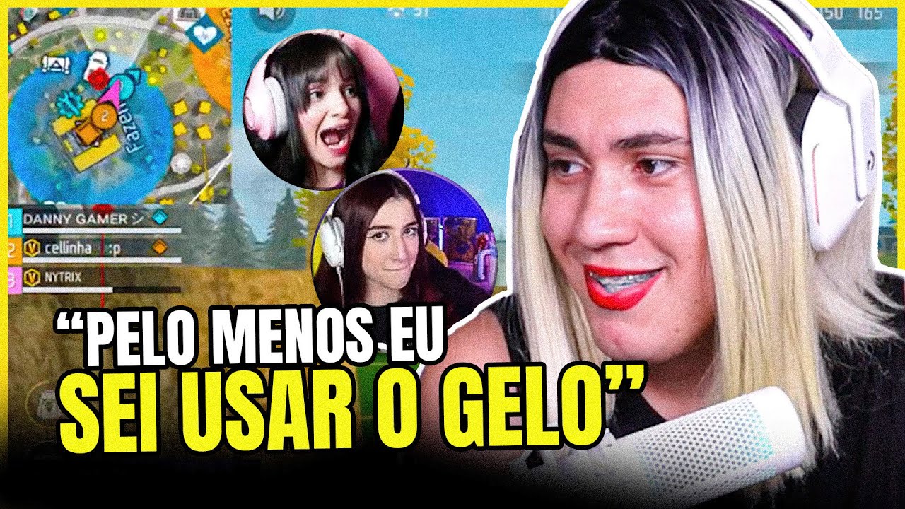 DESISTO DE COBRAR O GELO DELA 🤣 (ft. @Danny Gamer e @MARCELLA FF) | Nytrix - Free Fire