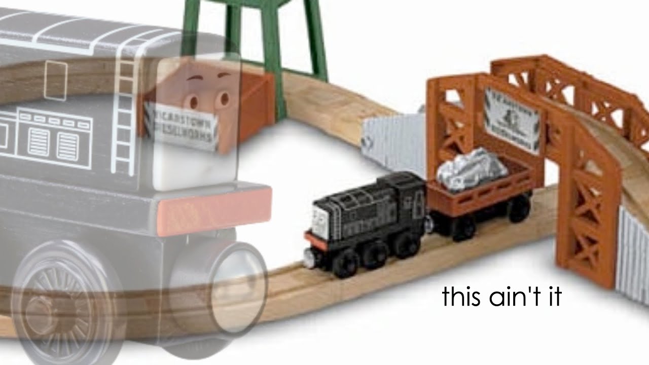 5 Scuffed Thomas Wooden Railway Sets
