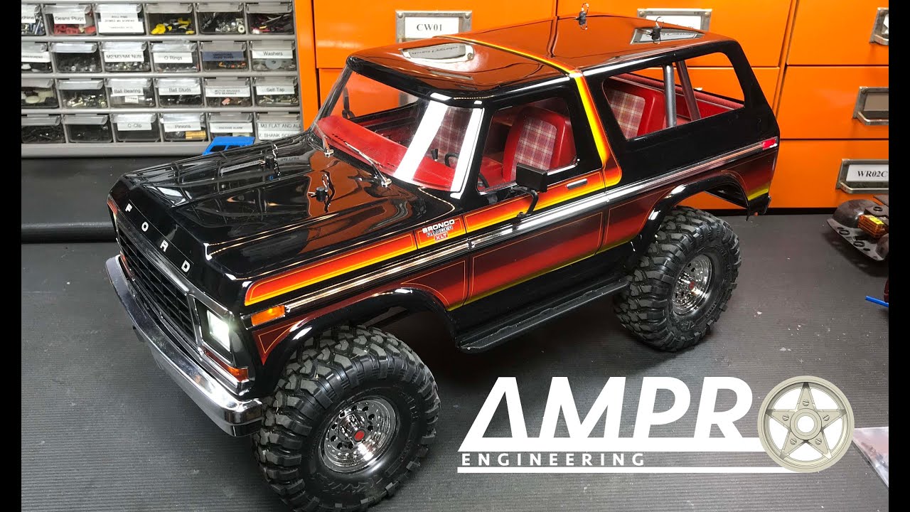 e174: Комплект интерьера Traxxas TRX4 Bronco, часть третья: Подгонка шасси