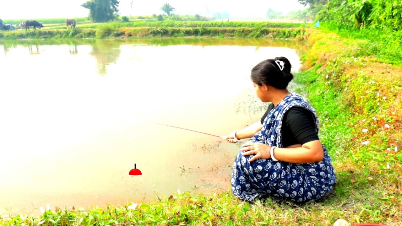 Fishing video ✅ A Beautiful girls new fishing techniques surprise everyone every day | fishing Hook 