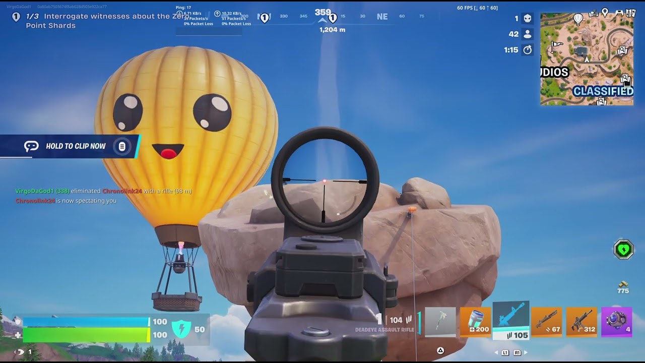 Fortnite Ws In the hospital