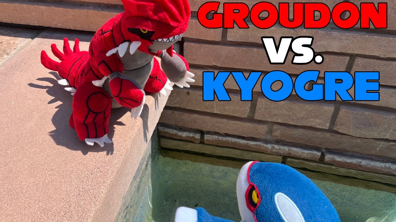 Groudon vs. Kyogre: The Pool Duel!