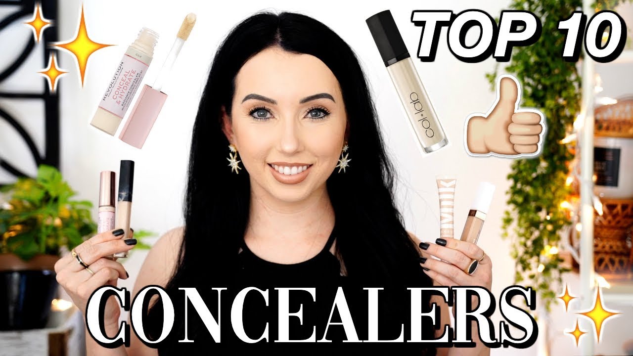 TOP 10 BEST CONCEALERS! Drugstore & Highend