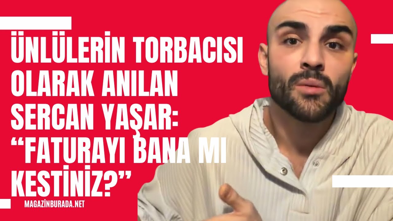 “Ünlülerin torbacısı” olarak anılan Sercan Yaşar isyan etti: “Faturayı bana mı kestiniz?”