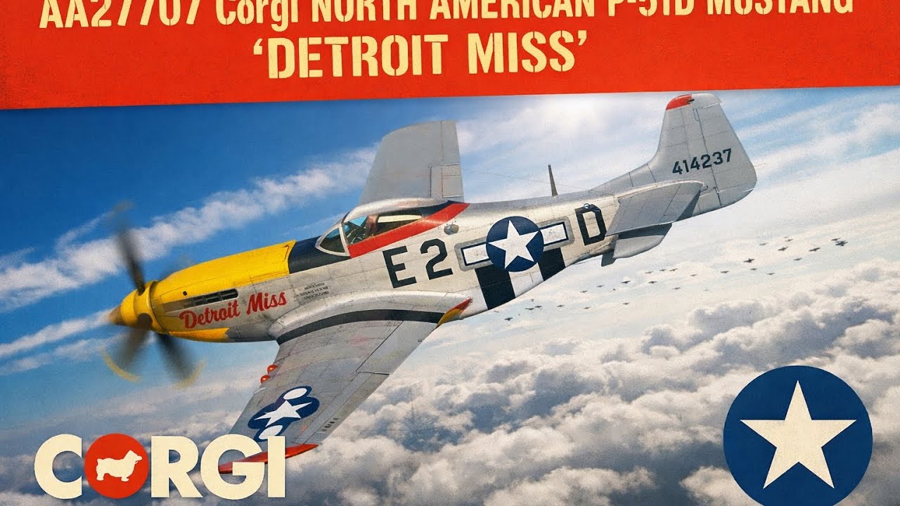Corgi P51 D ‘Detroit Miss’
