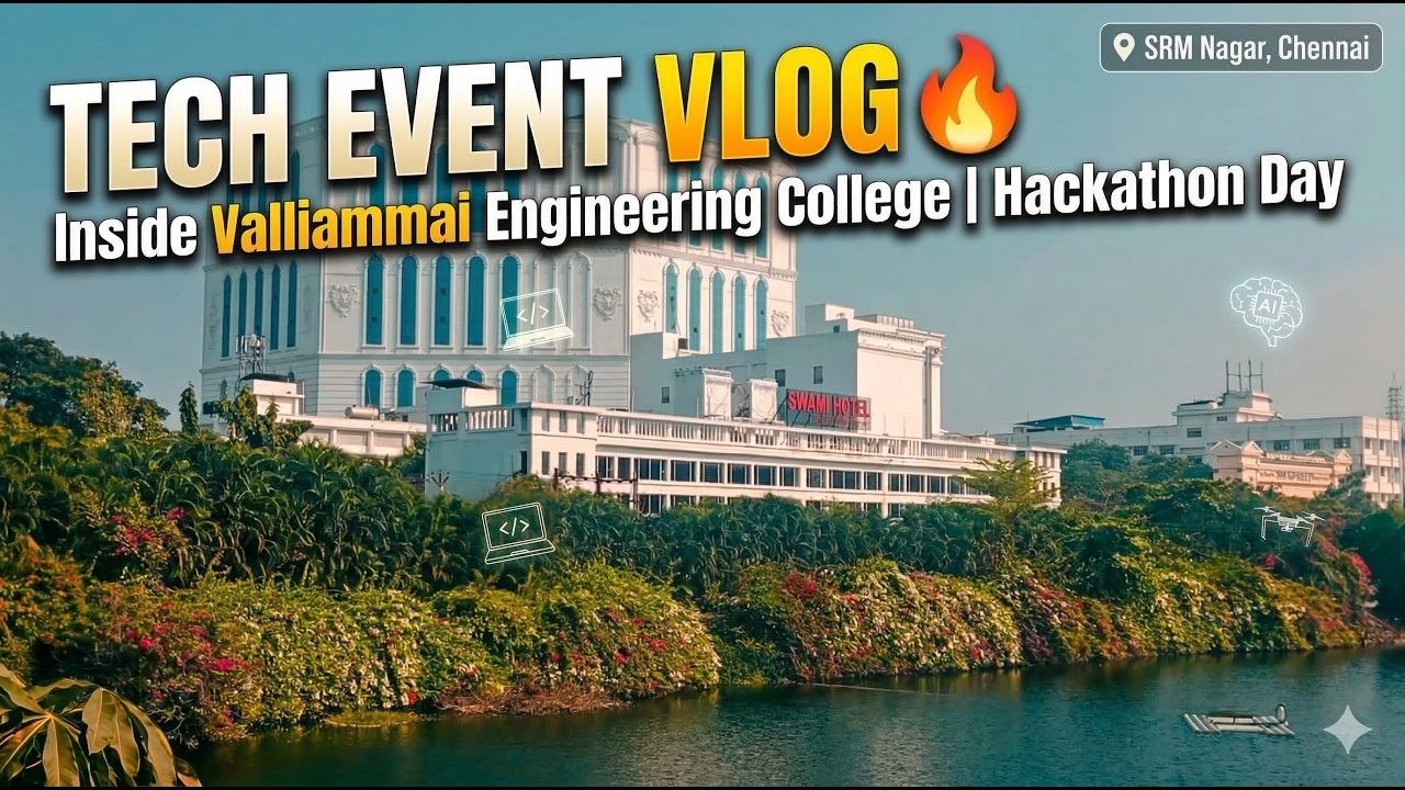 SRM vlog #vlog #hackathon #tamil #college #tech