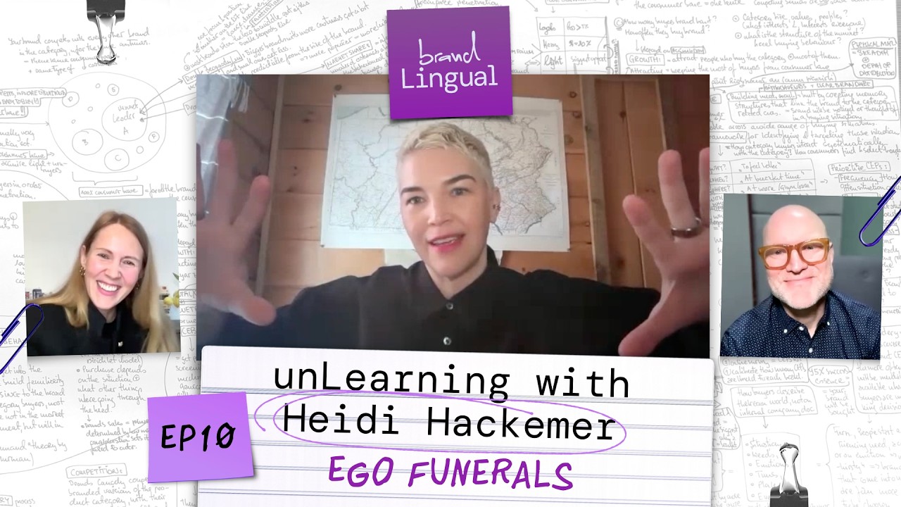 brandLingual // ep10: unLearning with Heidi Hackemer - Ego Funerals