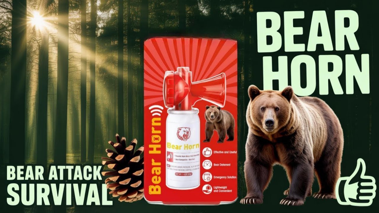 SUPER LOUD Bear Horn Keeps You Safe From Bears