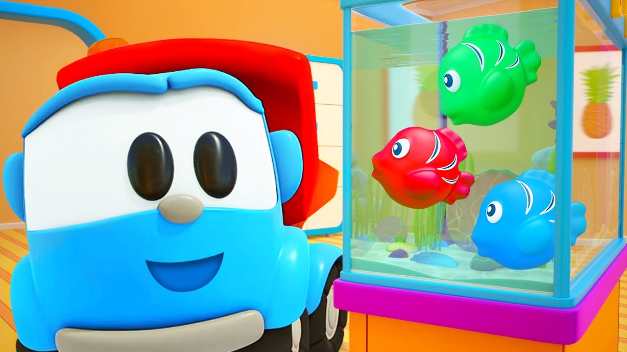 🚚🐠🐬 Cartoni animati per bambini | Leo il Camion Curioso | L'ACQUARIO 🦞🦐🦑