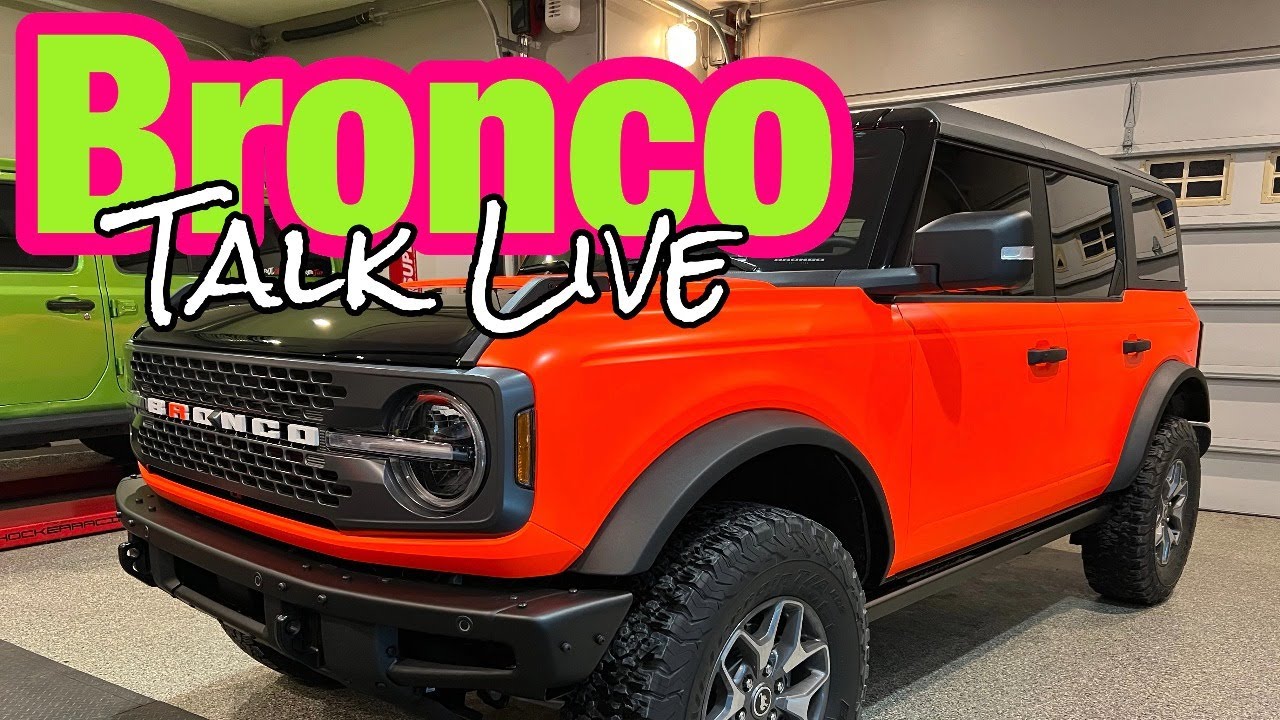 Ford Bronco Talk Live - ShockerRacing - neonbronco6g