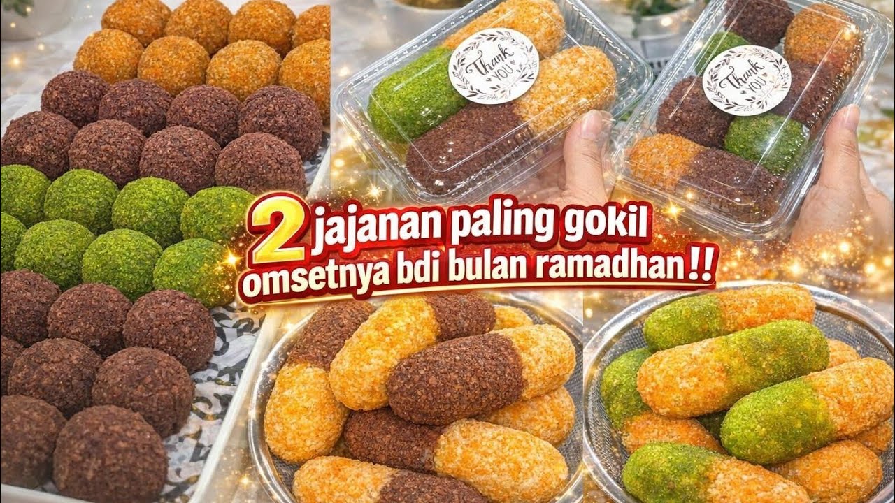2 JAJANAN KEKINIAN DRI ROTI TAWAR DAN UBI INI BIKIN OMSET NAIK PESAT DI BULAN RAMADHAN!!PALING LARIS