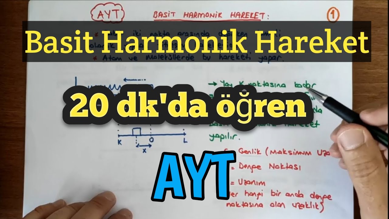 Basit Harmonik Hareket -20 dk'da Öğren