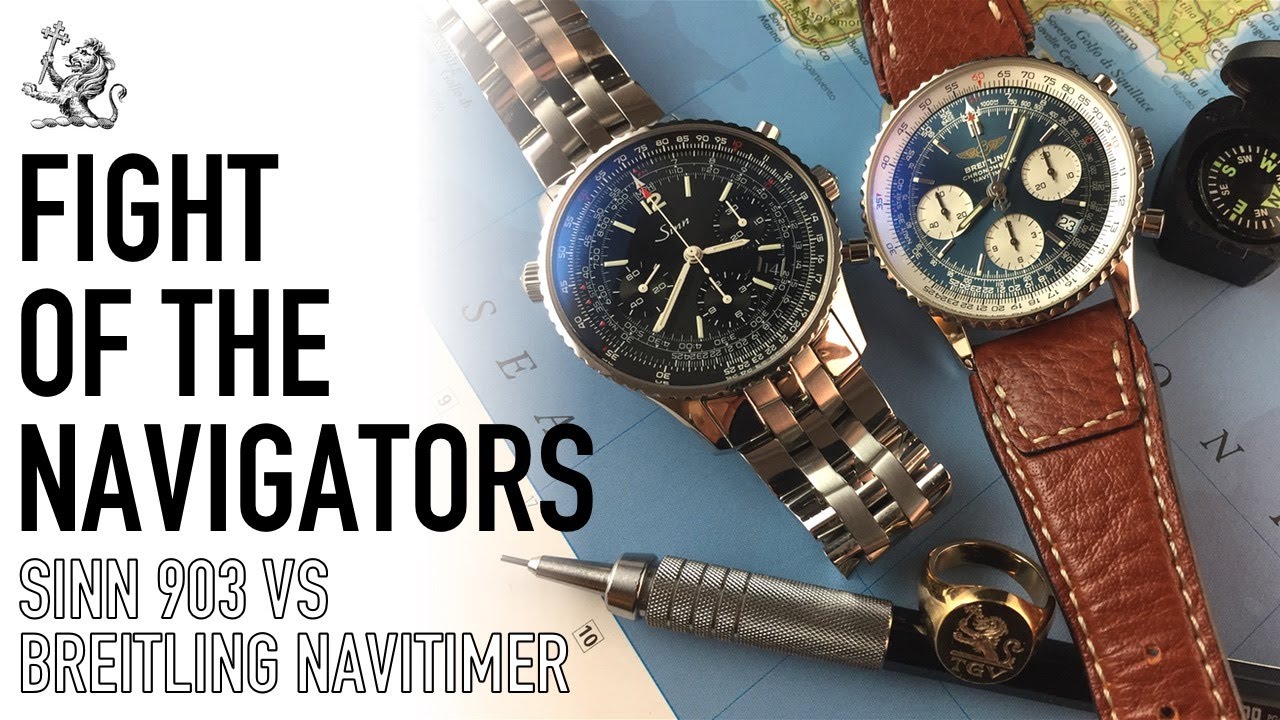 Battle Of The Best Navigators Chronograph - Breitling Navitimer A23322 Vs Sinn 903 St Watch Duel