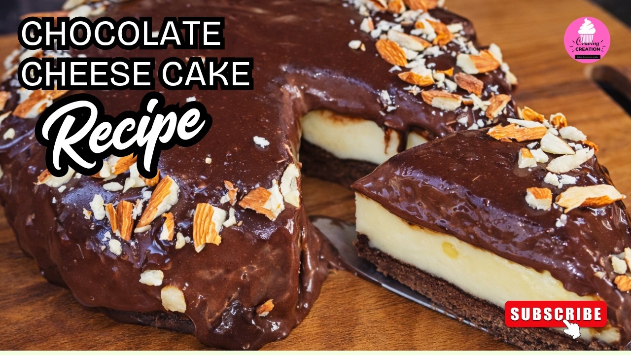 Easy chocolate cheesecake recipe|chocolate cheesecake without cream cheese|baking
