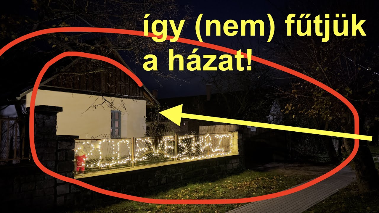 Így működik télen a 200 éves vályogház -SzakiEllenőr élőben közvetít!