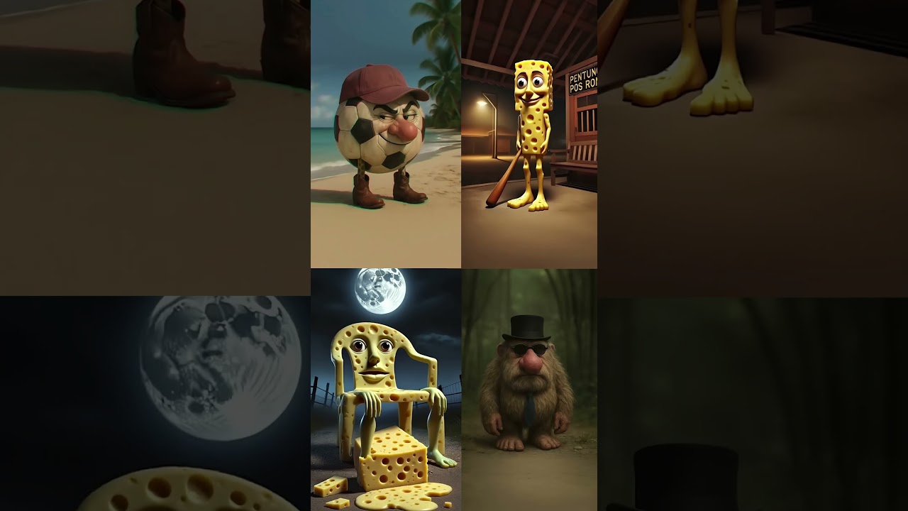 🌈✨Italian Brainrot Animals Re-evolution 006 🧠➡️🍍 #shorts​ #memes #tralalero #brainrot