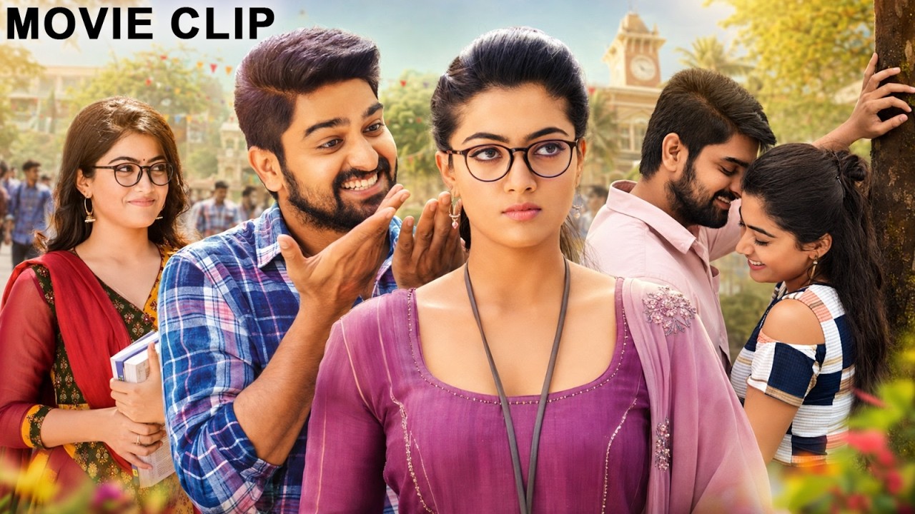 Rashmika Mandanna's Superhit Romantic Scene | Naga Shourya | COLLEGE LOVE STORY | South Movie Clip
