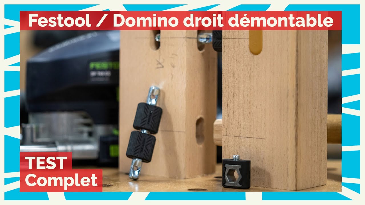 TEST ✅ Festool - Domino droit démontable - La pause café de bichonTV