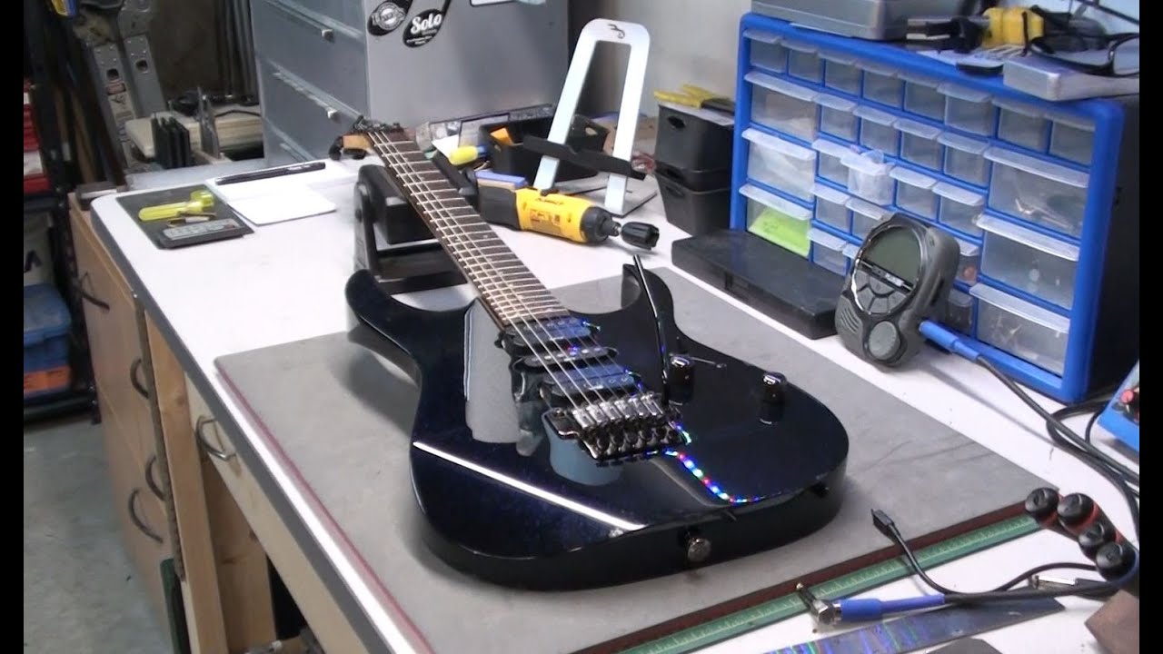 Pt.1 Hipshot Tuners & Seymour Duncan Black Winter Humbuckers - Ibanez RG1570 Team J Prestige Guitar