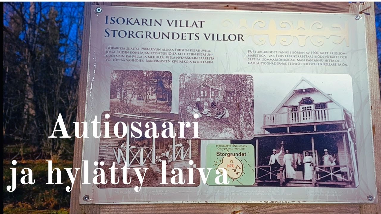 Hylätty laiva ja vanha hylätty autiosaari | Urbex Suomi