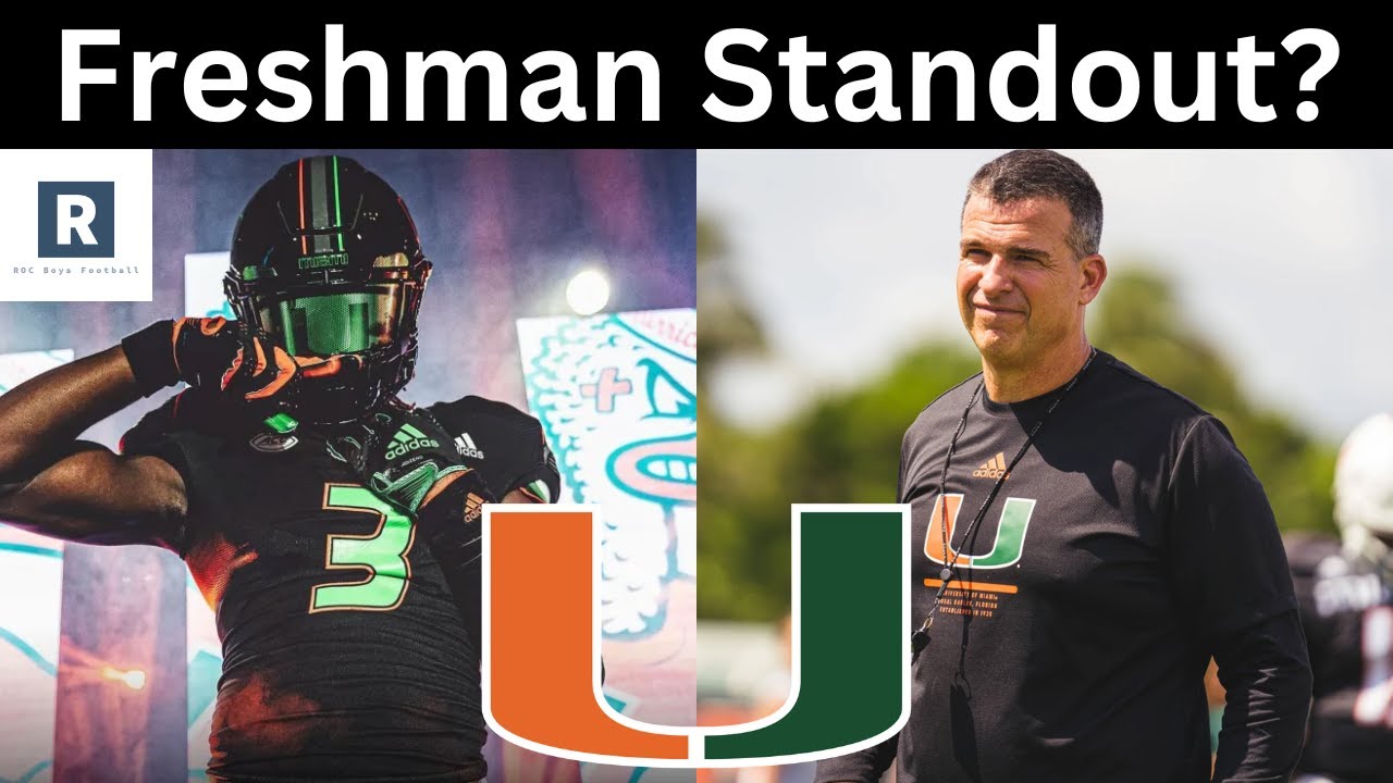 ANOTHER Freshman Standing Out For The Miami Hurricanes | Miami Hurricanes Football Spring Practice