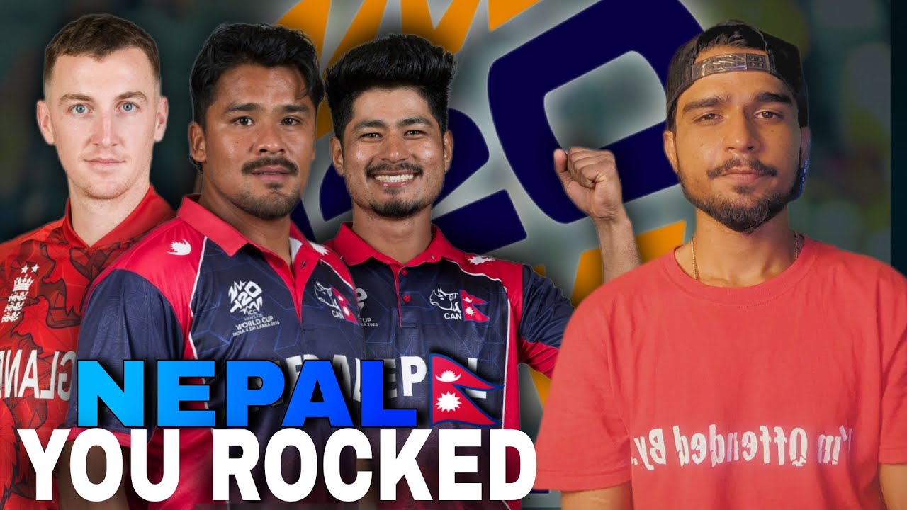 NEPAL BRILLIANT FIGHT VS ENGLAND LOST BY JUST 4 RUNS
