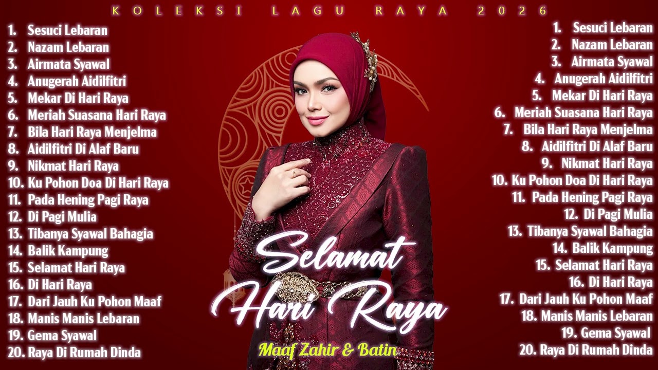 Selamat Hari Raya Aidilfitri 2026 🌙 Lagu Raya Malaysia Terbaik | Koleksi Lagu Raya Sepanjang Zaman