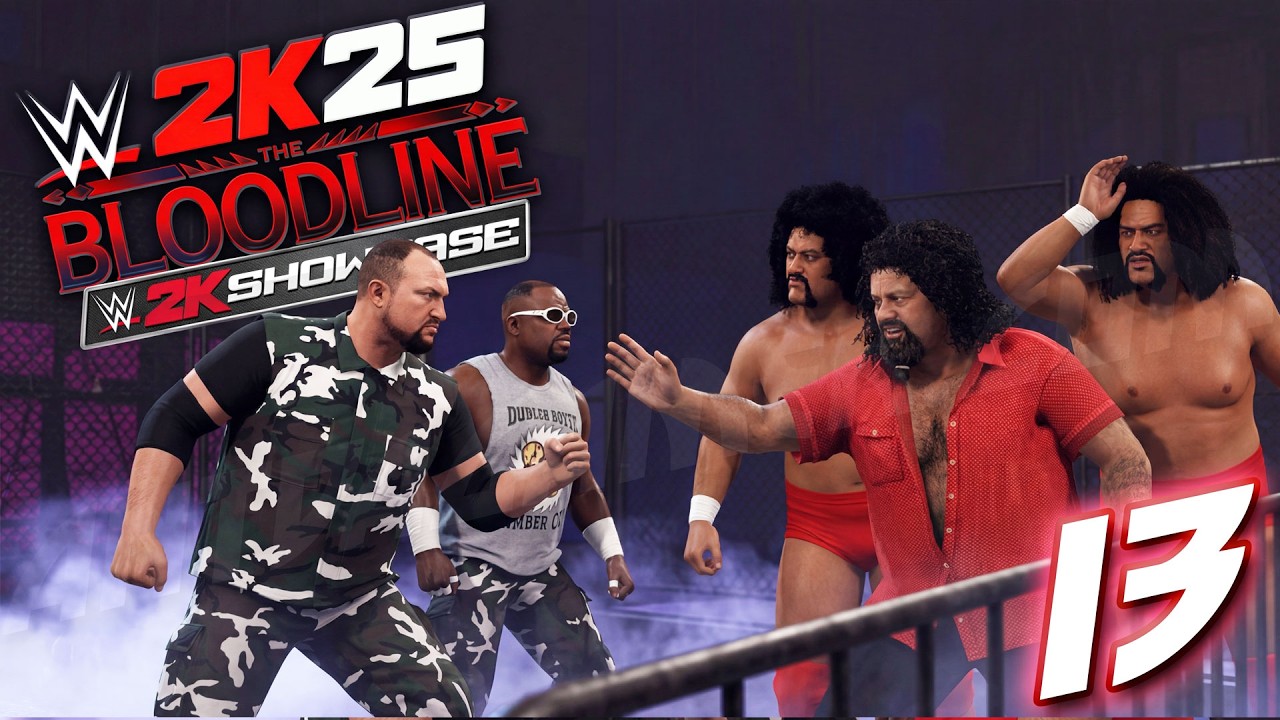 WWE 2K25*The Wild Samoans|The Bloodline Showcase Mode P13w/TheDudleys*4K60FPS*FULL MOVIE HIGHLIGHTS*