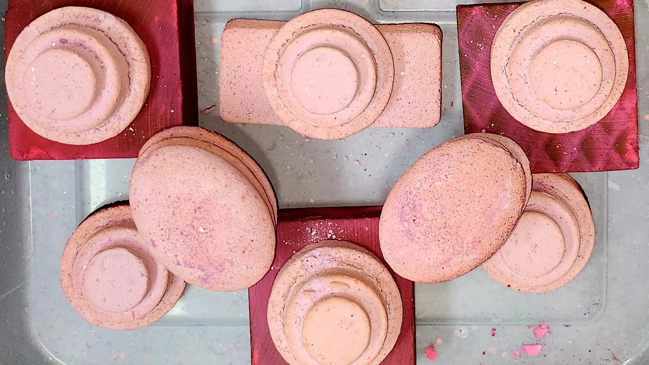 Shades of Pink | Crispy & Dusty Fresh Dyed GC Blocks & Reforms 💗💞🧁🎂 | Miss Y'all! #asmrgymchalk