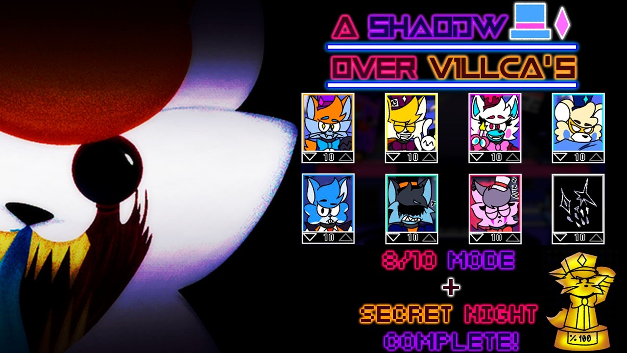 A Shadow over Villca's | 8/10 MODE + SECRET NIGHT COMPLETE!