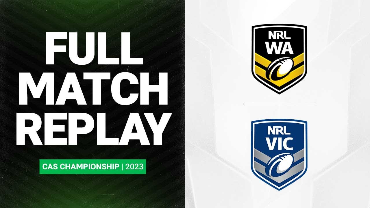 CAS Championship 2023 | WA Men's Opens v Victoria Men's Opens | Full Match Replay