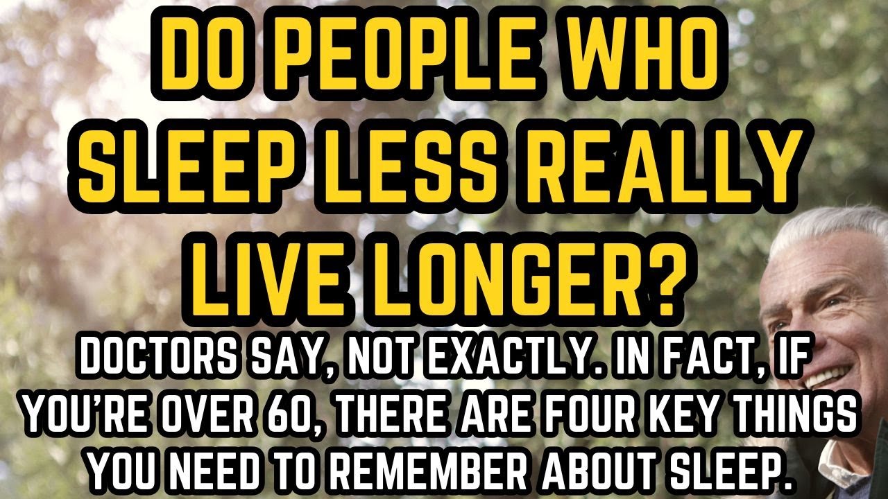 The Truth About Sleep After 70 | Doctors Reveal What Really Matters