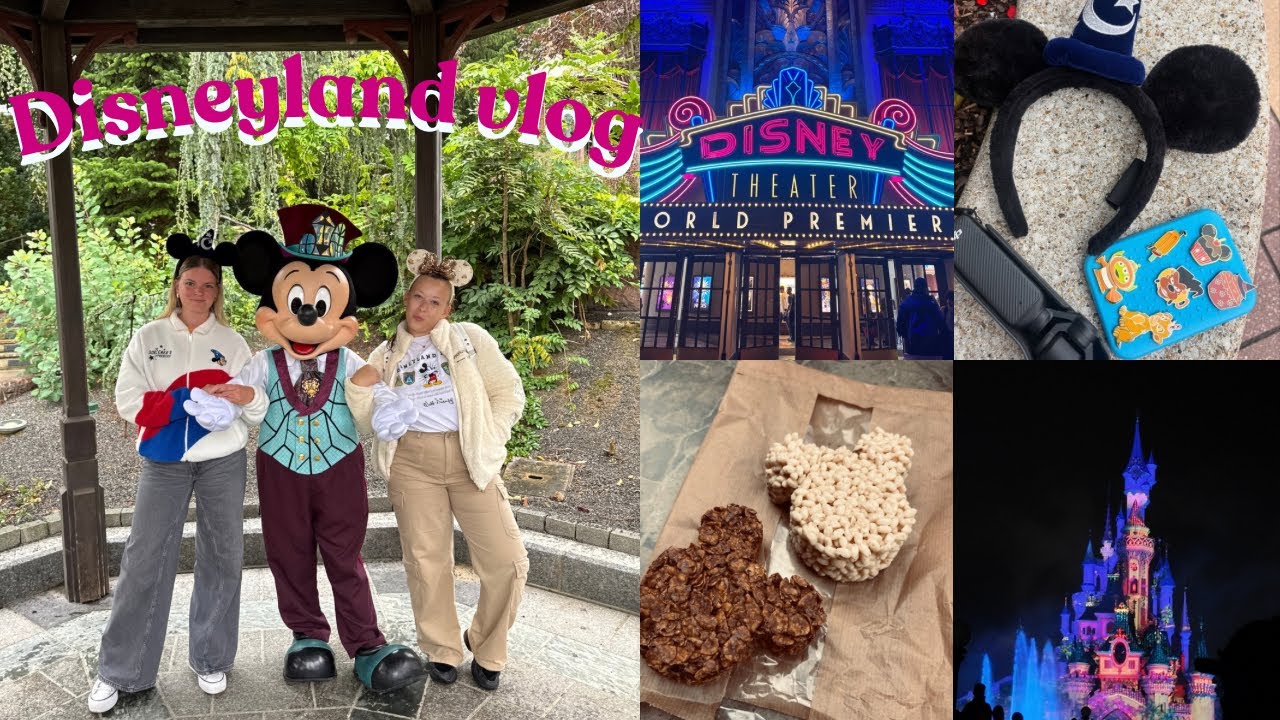 Disneyland Paris Vlog 🏰 | Pin trading, spectacle & snacks 🍭