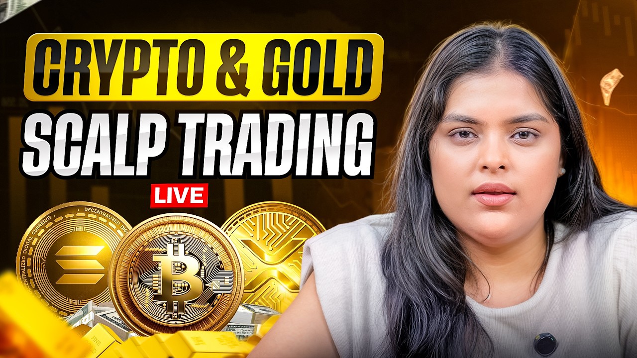 MONDAY BTC & FOREX LIVE Trading | Gold Price Action Analysis | Crypto Live Market #crypto #btc