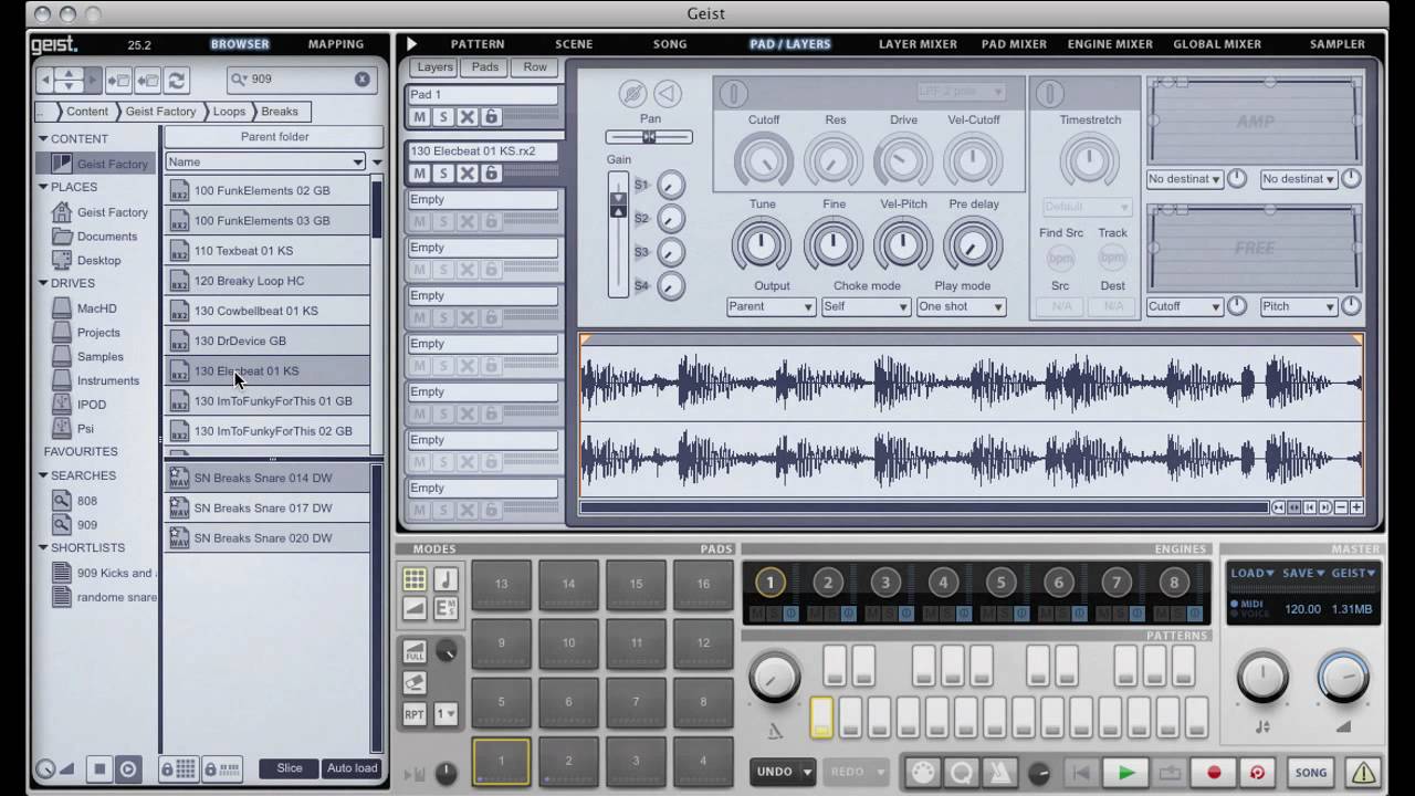 FXpansion Geist Tutorial 02 - The Browser