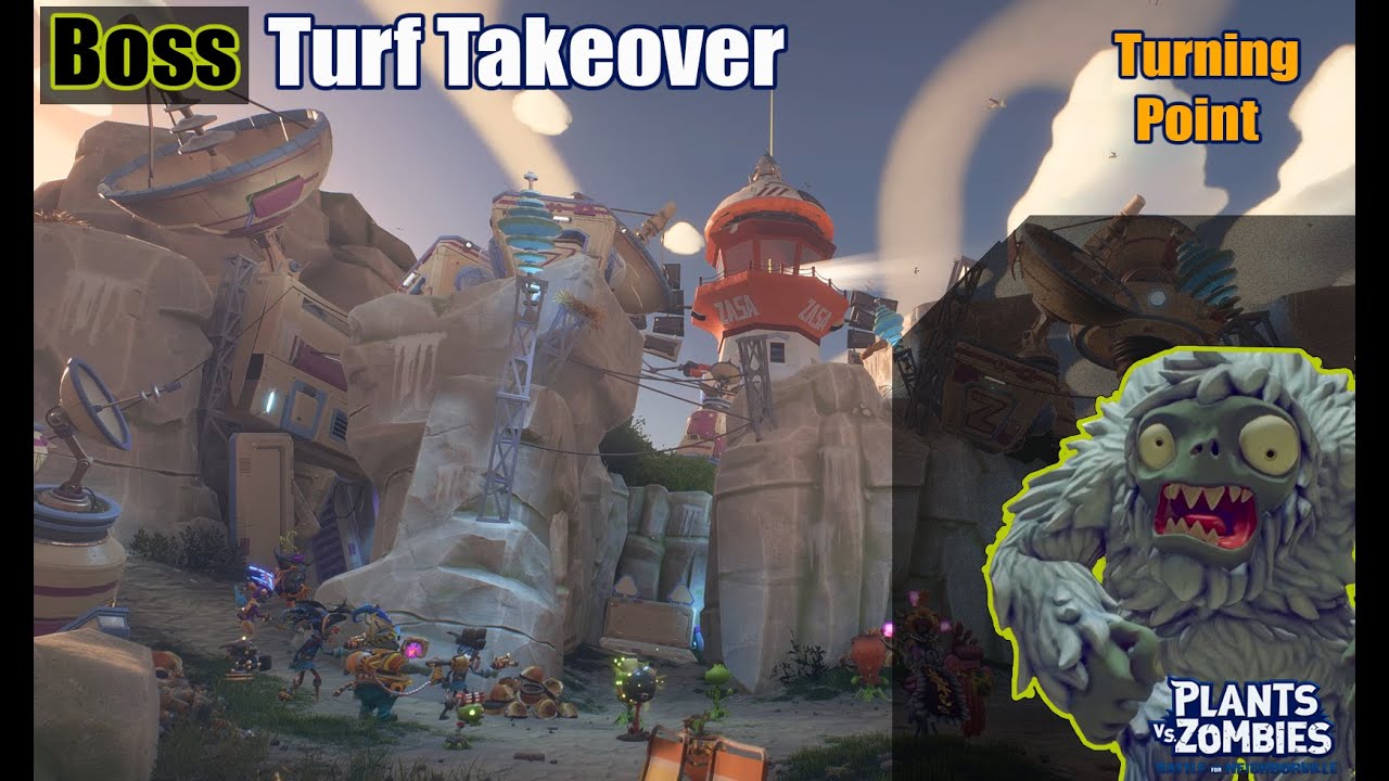 BOSS TURF TAKEOVER - Weekly Event -Turning Point - Zombies Defended the Rocket's Batteries. PVZ BFN.