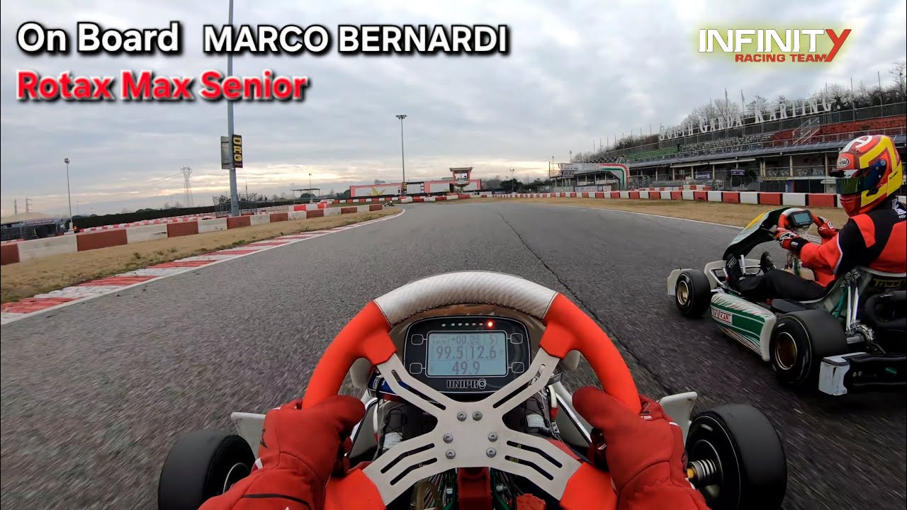 On Board Marco Bernardi Rotax Max Senior South Garda Karting