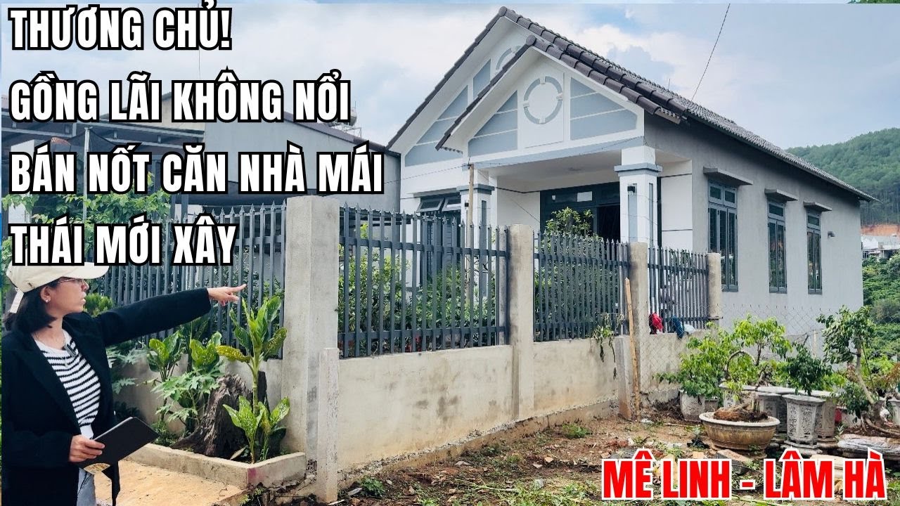 CĂN NHÀ MÁI THÁI  MỚI XÂY CÁCH TL 725 CHỈ 300 M, TT XÃ MÊ LINH SÁT CẠNH ĐÀ LẠT GIÁ CHỈ HƠN 2 TỶ